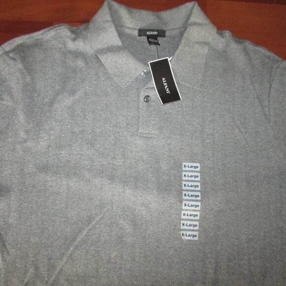 ALFANI Fine Knit Long Sleeve Polo Sweater - XL - NEW - Picture 5 of 8